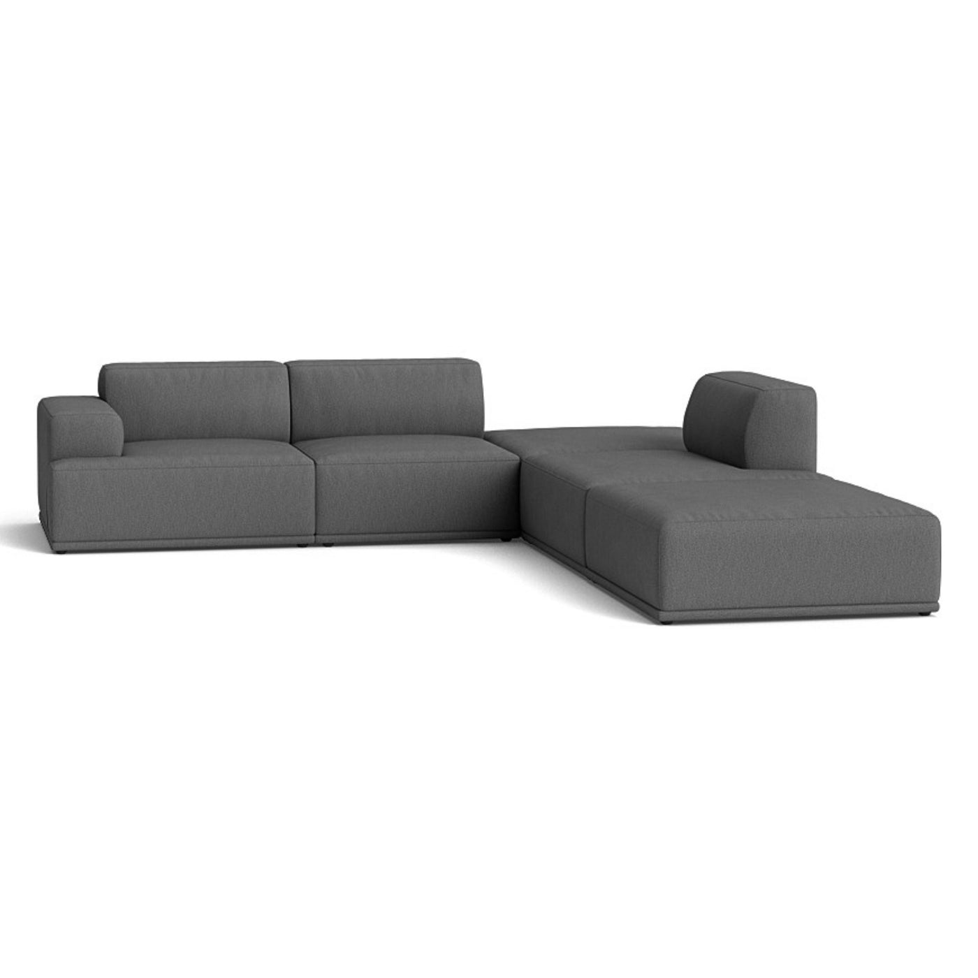 Muuto Connect Soft Modular Corner Sofa, configuration 3. made-to-order from someday designs. #colour_clay-13