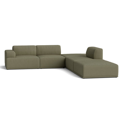 Muuto Connect Soft Modular Corner Sofa, configuration 3. made-to-order from someday designs. #colour_clay-17
