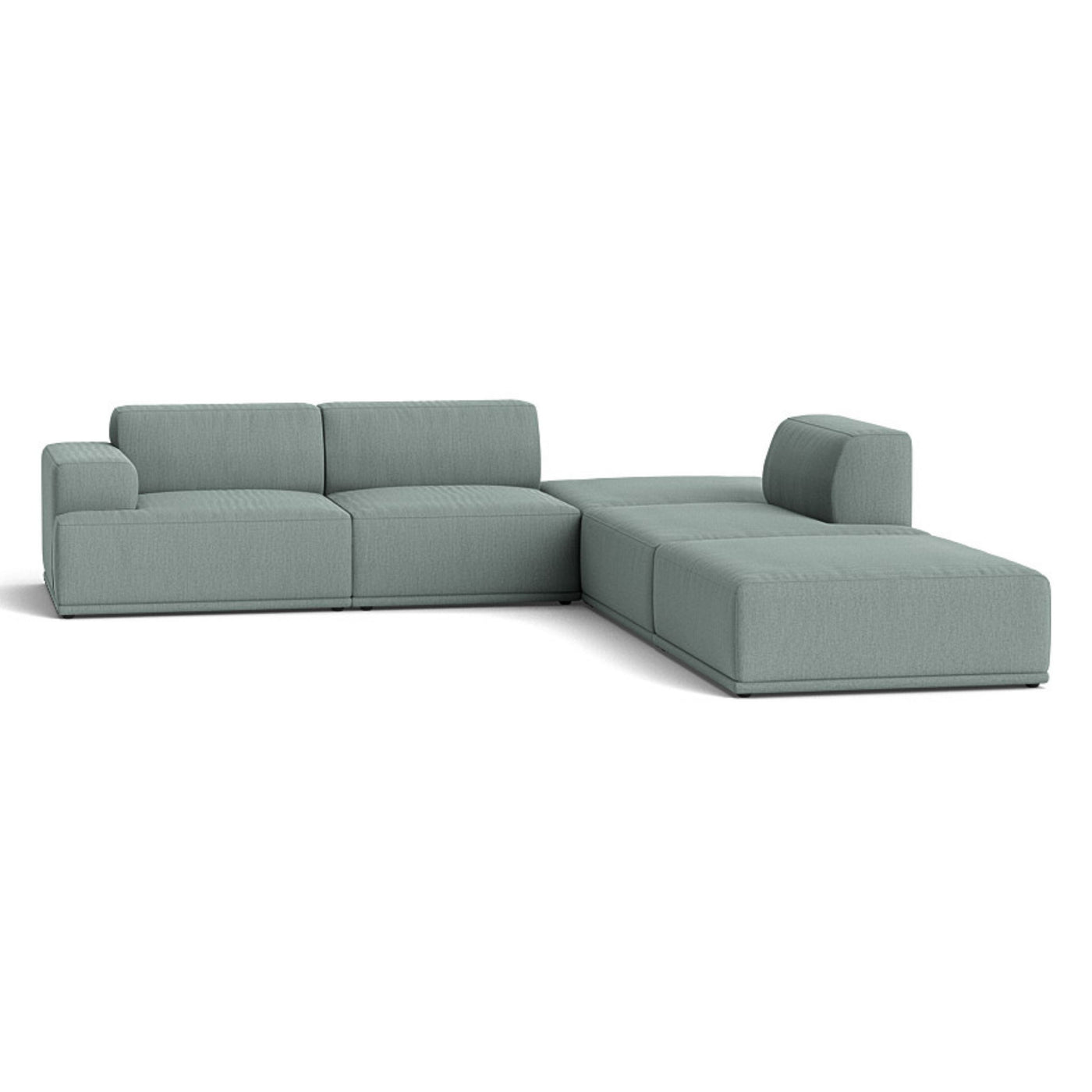 Muuto Connect Soft Modular Corner Sofa, configuration 3. made-to-order from someday designs. #colour_re-wool-828
