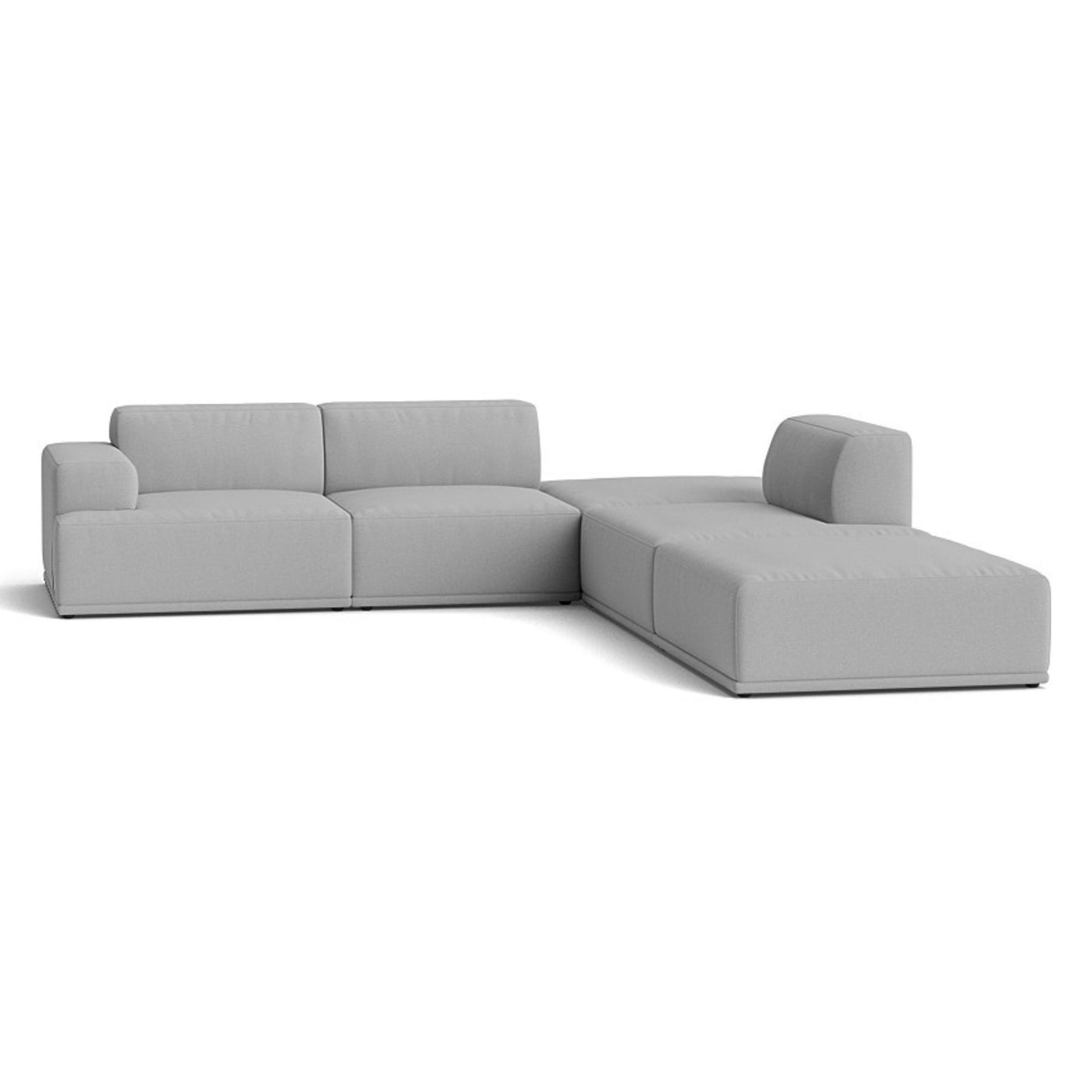 Muuto Connect Soft Modular Corner Sofa, configuration 3. made-to-order from someday designs. #colour_steelcut-trio-133