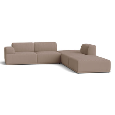 Muuto Connect Soft Modular Corner Sofa, configuration 3. made-to-order from someday designs. #colour_steelcut-trio-426