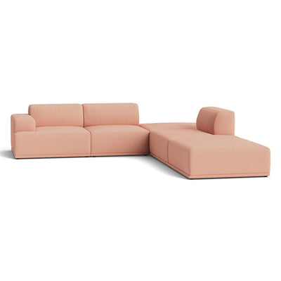 Muuto Connect Soft Modular Corner Sofa, configuration 3. made-to-order from someday designs. #colour_steelcut-trio-515