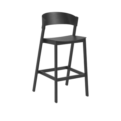 Muuto Cover bar stool 75cm. Shop online at someday designs. #colour_black