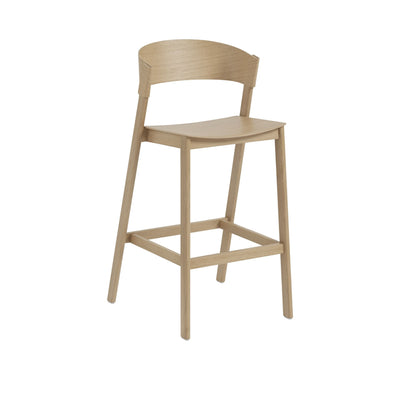 Muuto Cover bar stool 75cm. Shop online at someday designs. #colour_oak