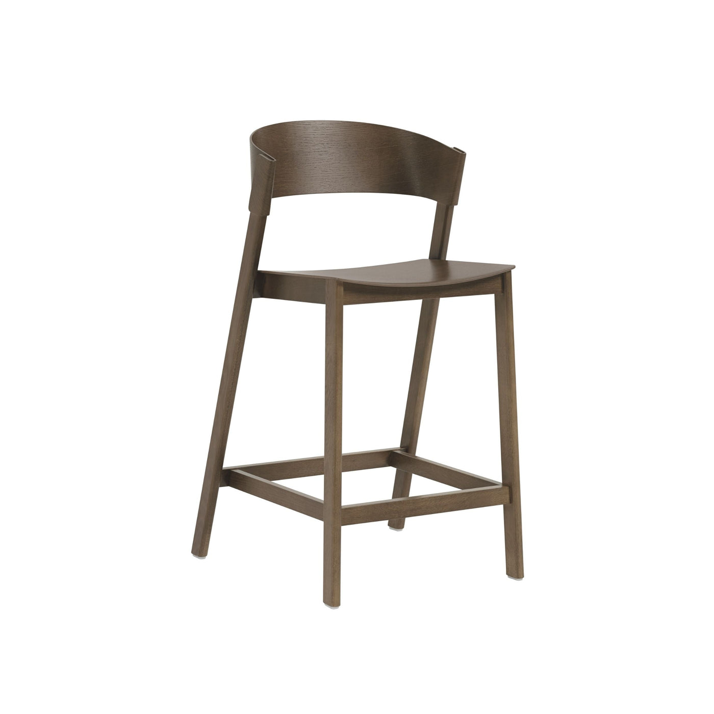 Muuto Cover counter stool 65cm. Shop online at someday designs. #colour_stained-dark-brown
