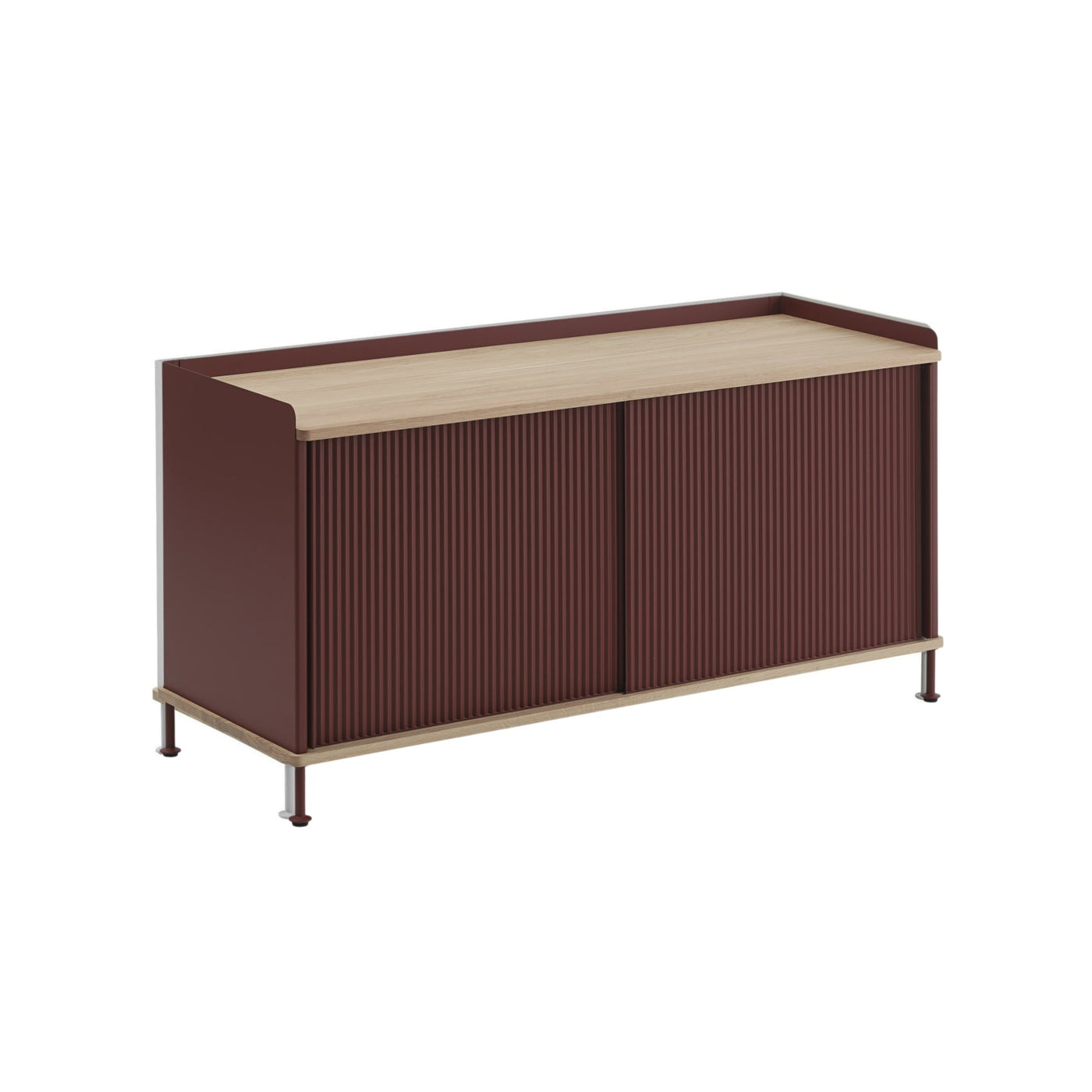 Muuto Enfold Sideboard. Free UK delivery from someday designs. #colour_solid-oak-deep-red