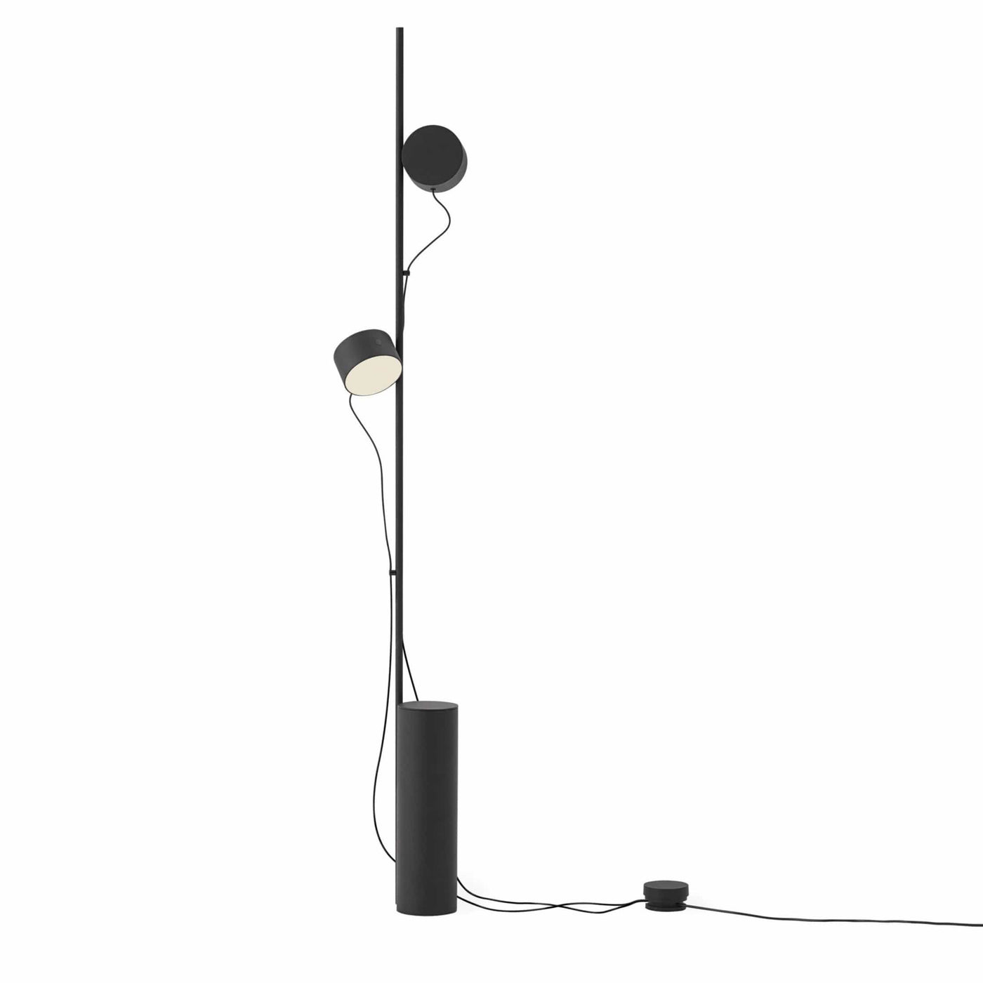 Muuto Post Floor Lamp in black, available from someday designs 