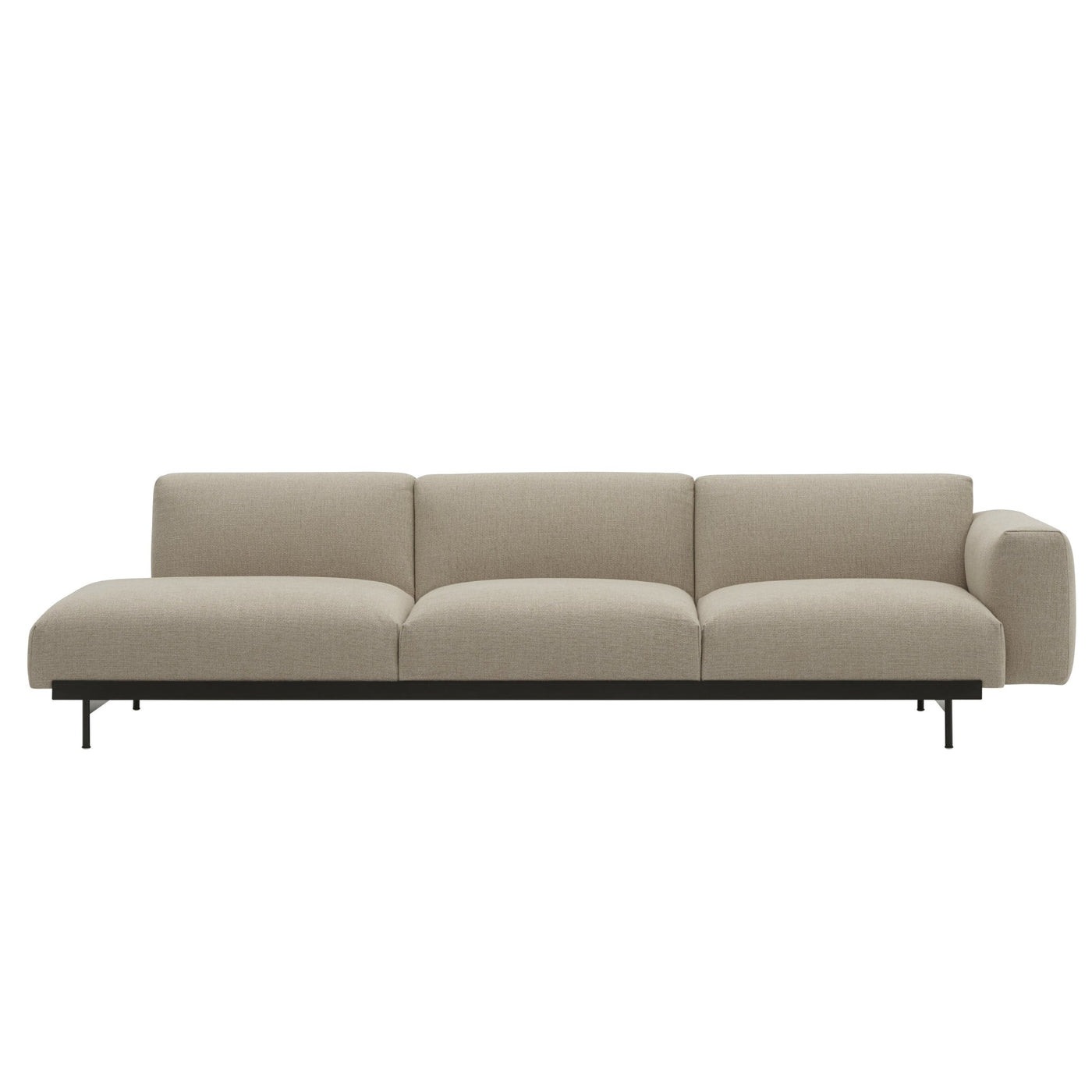 Muuto In Situ Modular 3 Seater Sofa, configuration 2. Made to order from someday designs. #colour_ecriture-240