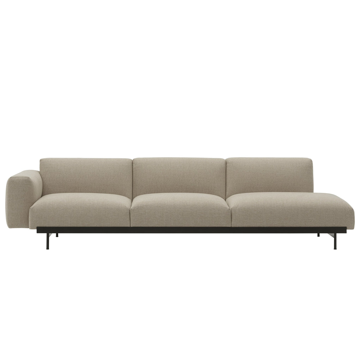 Muuto In Situ Modular 3 Seater Sofa, configuration 3. Made to order from someday designs. #colour_ecriture-240