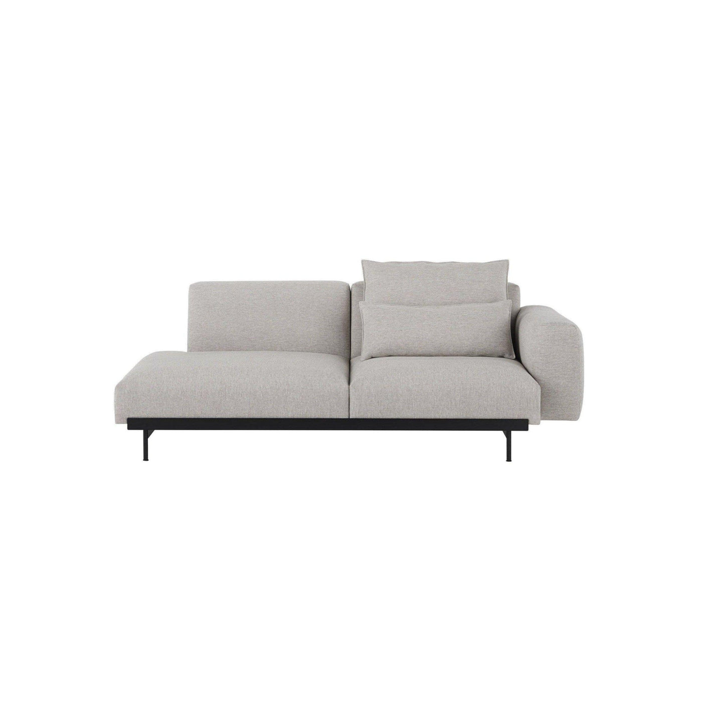 Muuto In Situ Modular 2 Seater Sofa, configuration 2 in clay 12 fabric. Made to order from someday designs #colour_clay-12
