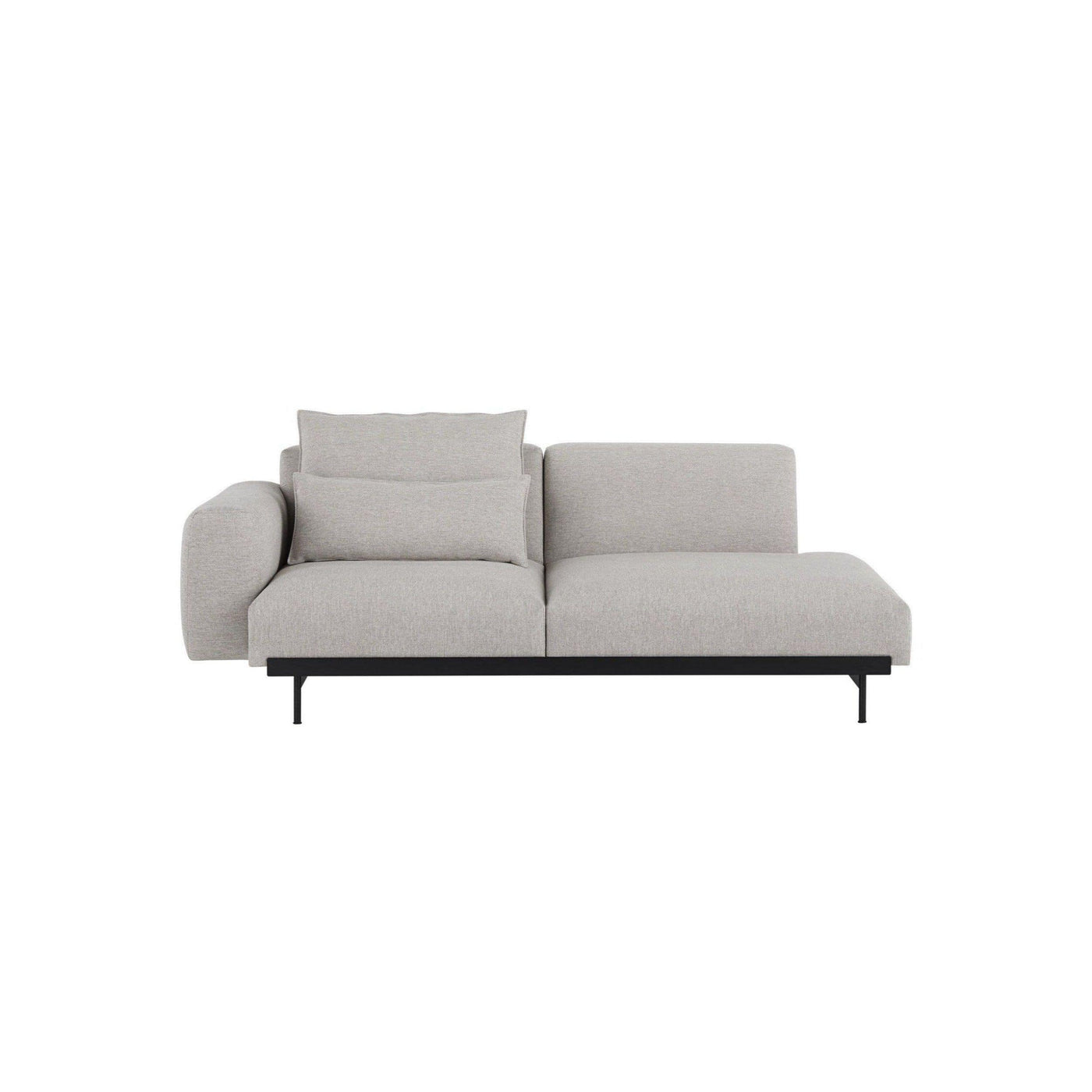 Muuto In Situ Modular 2 Seater Sofa, configuration 3 in clay 12 fabric. Made to order from someday designs #colour_clay-12