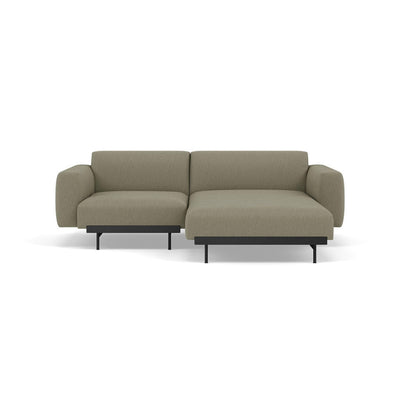 Muuto In Situ Modular 2 Seater Sofa, configuration 4 in clay 15 fabric. Made to order from someday designs #colour_clay-15