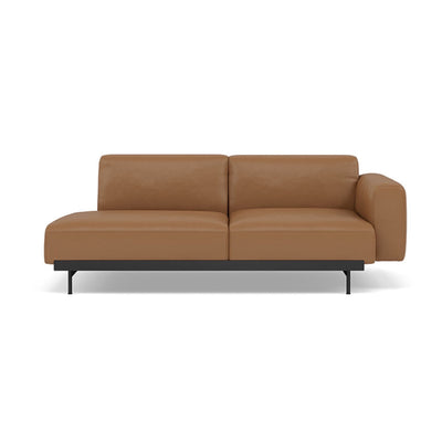 Muuto In Situ 2 Seater sofa in configuration 2. Made to order from someday designs. #colour_cognac-refine-leather