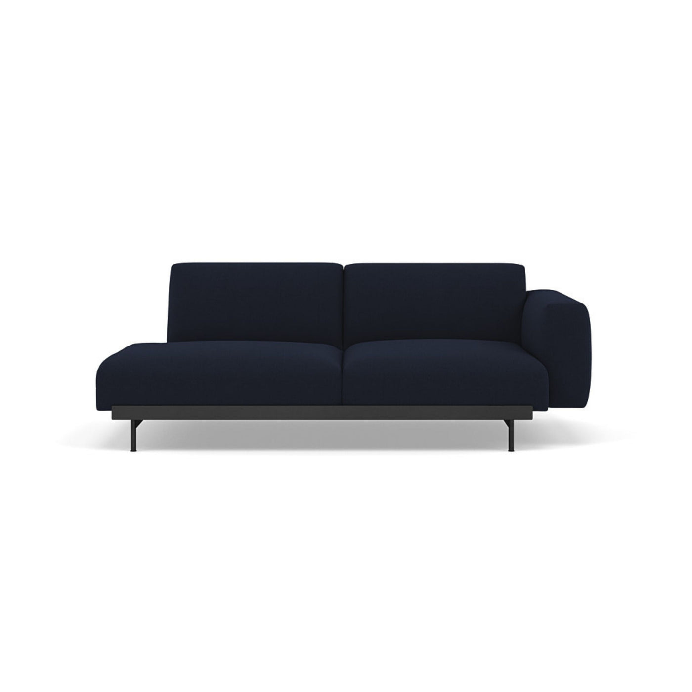 Muuto In Situ Modular 2 Seater Sofa, configuration 2 in vidar 554 fabric. Made to order from someday designs #colour_vidar-554