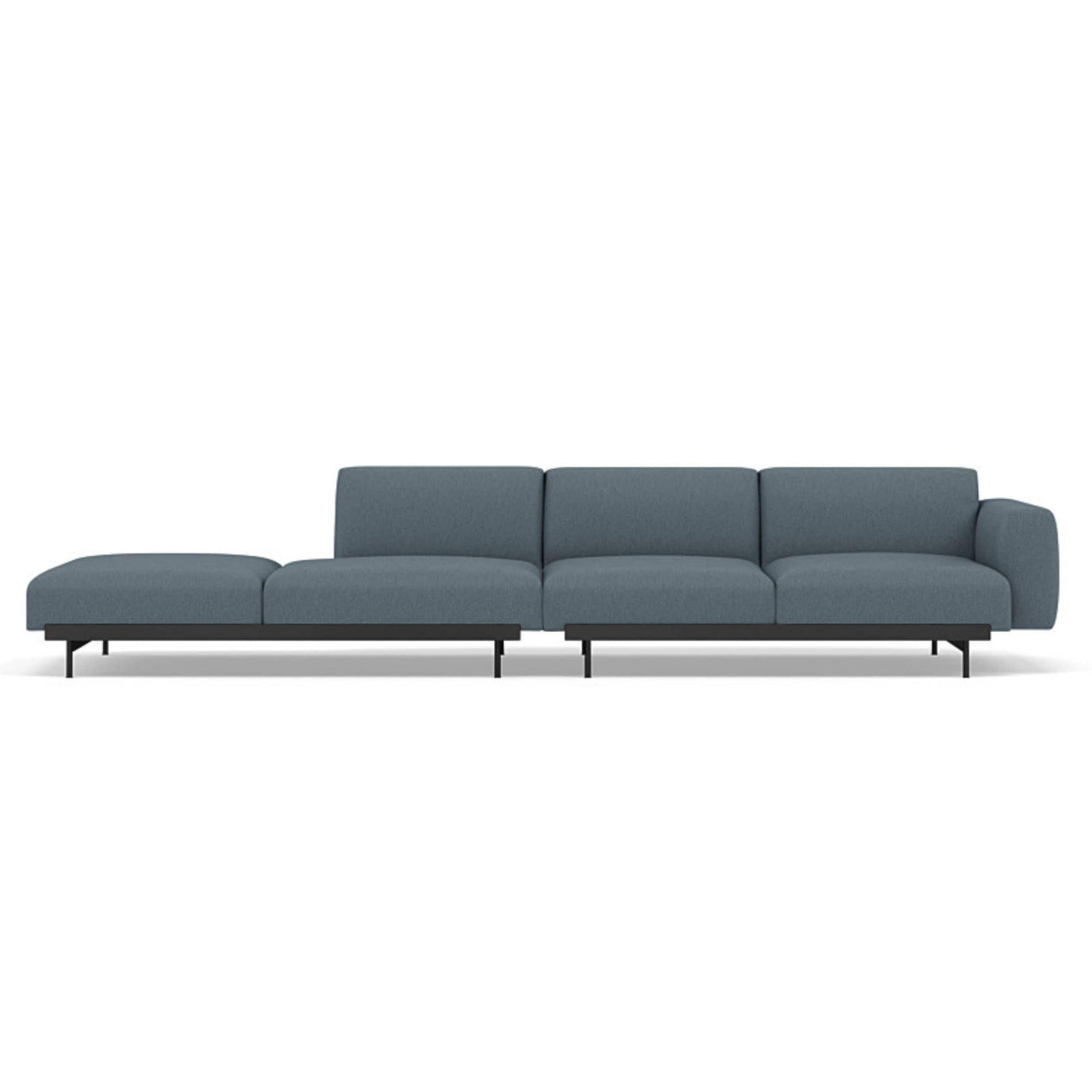 Muuto In Situ Modular 4 Seater Sofa configuration 3 in clay 1. Made to order from someday designs. #colour_clay-1-blue