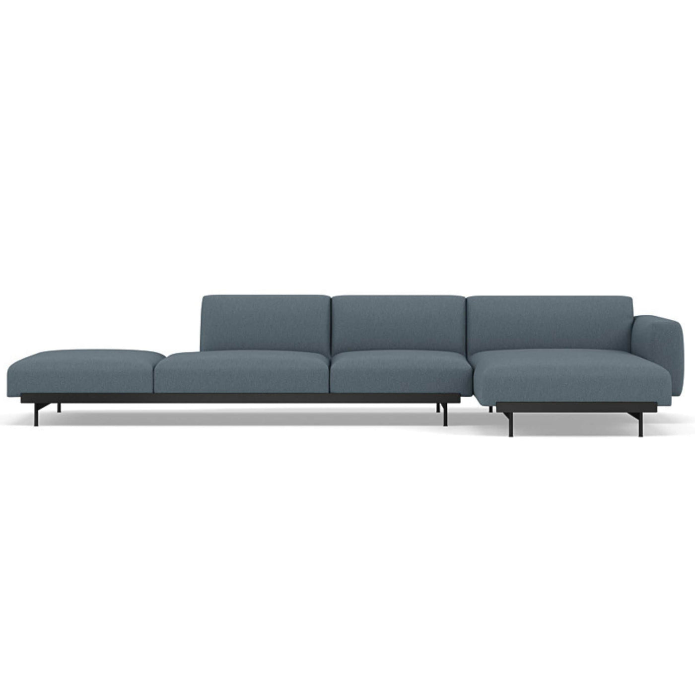 Muuto In Situ Modular 4 Seater Sofa configuration 4 in clay 1. Made to order from someday designs. #colour_clay-1-blue