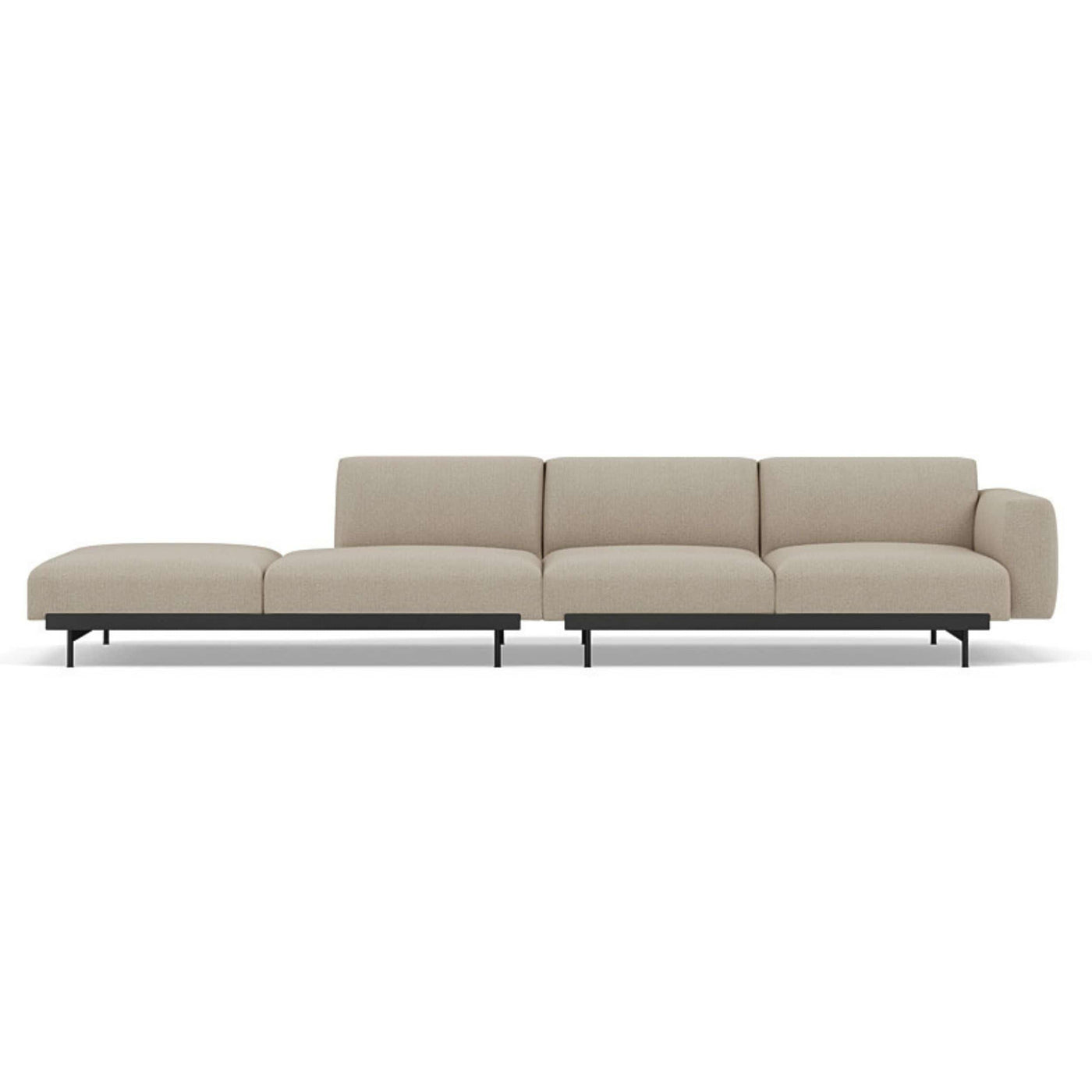 Muuto In Situ Modular 4 Seater Sofa configuration 3. Made to order from someday designs. #colour_clay-10