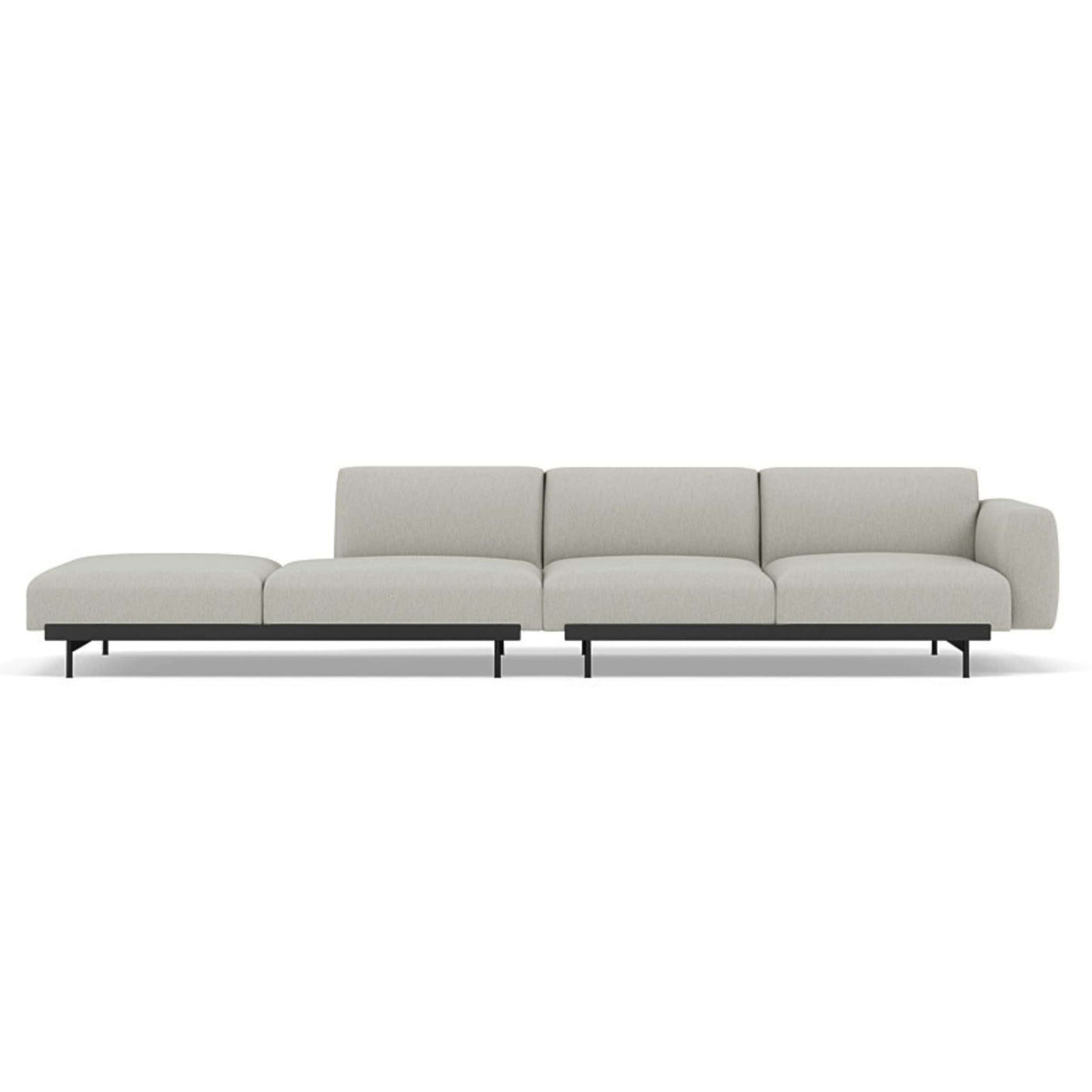 Muuto In Situ Modular 4 Seater Sofa configuration 3 in clay 12. Made to order from someday designs. #colour_clay-12