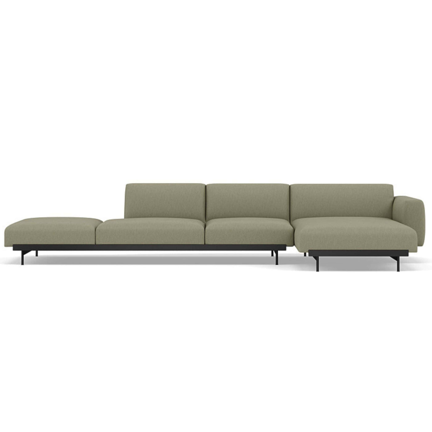 Muuto In Situ Modular 4 Seater Sofa configuration 4 in clay 15. Made to order from someday designs. #colour_clay-15