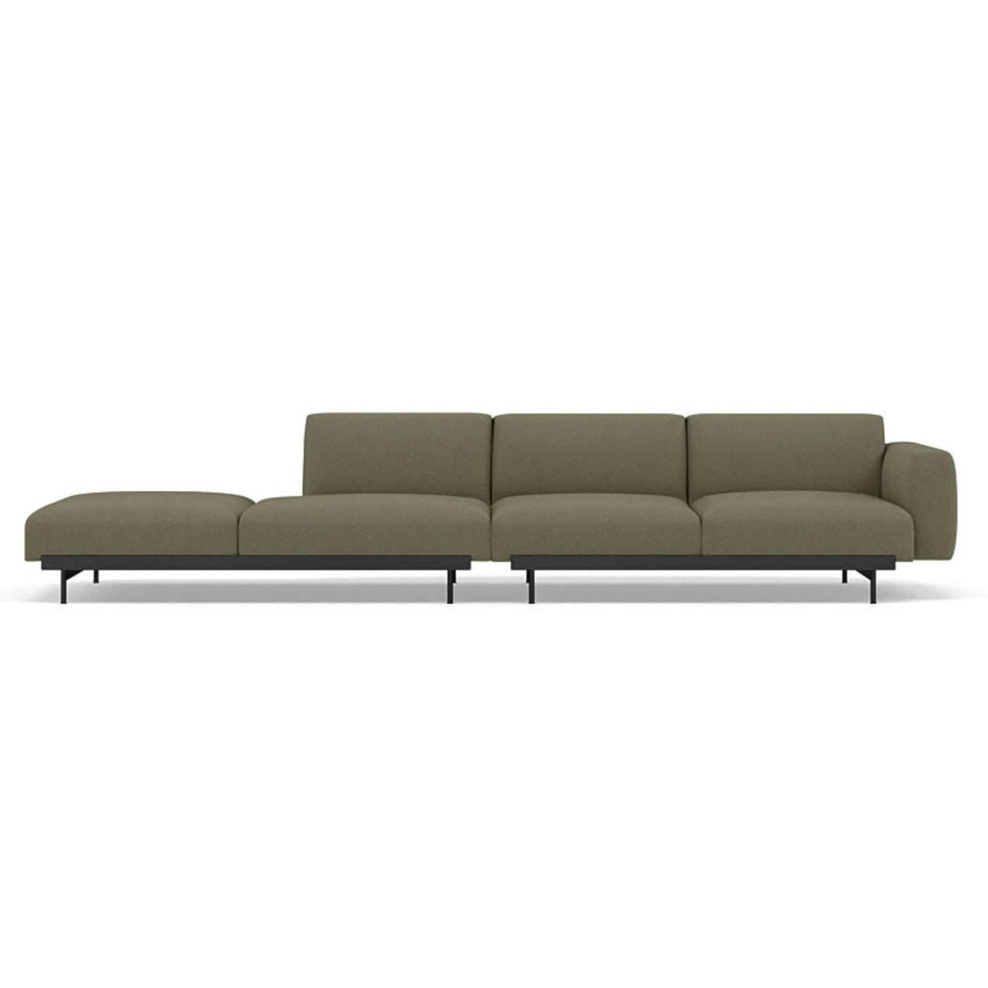 Muuto In Situ Modular 4 Seater Sofa configuration 3. Made to order from someday designs. #colour_clay-17