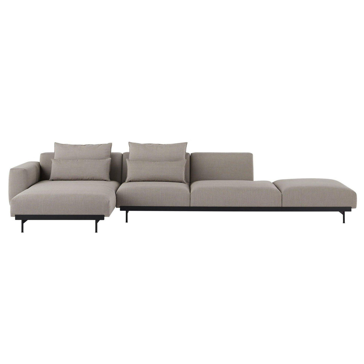 Muuto In Situ Modular 4 Seater Sofa configuration 5. Made to order from someday designs. #colour_fiord-262