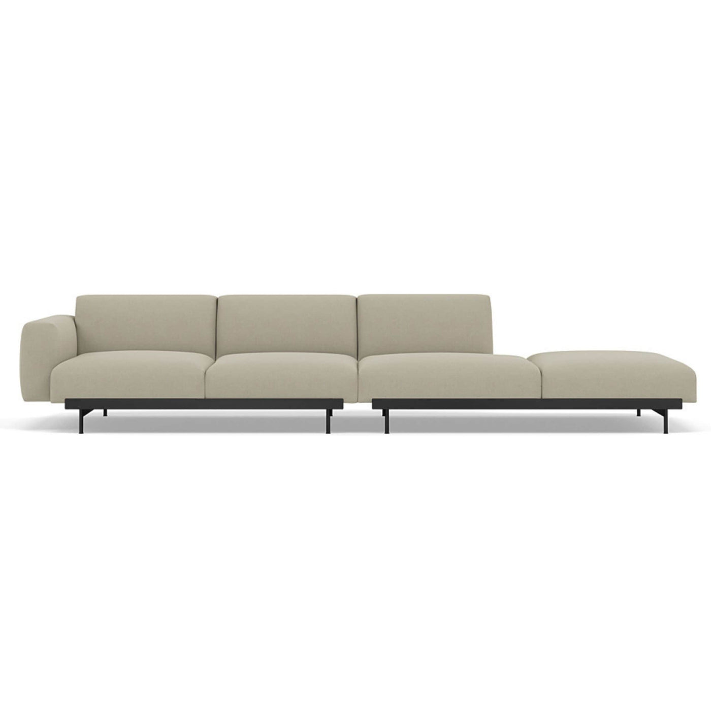 Muuto In Situ Modular 4 Seater Sofa configuration 2. Made to order from someday designs. #colour_fiord-322