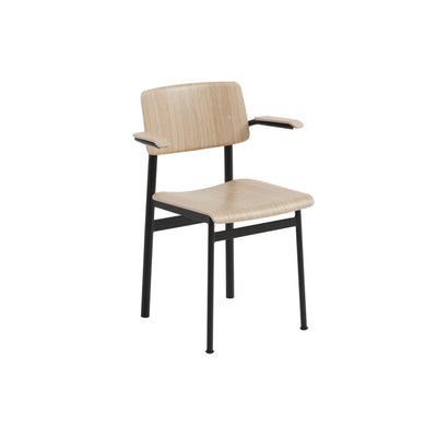 Muuto Loft Chair with armrest. Shop online at someday designs. #colour_oak-black