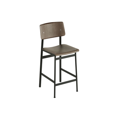 Muuto Loft counter Stool 65cm. Shop online at someday designs. #colour_stained-dark-brown-black
