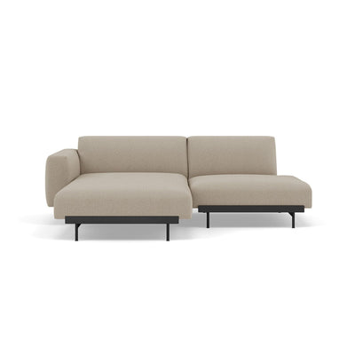 Muuto In Situ Modular 2 Seater Sofa, configuration 6 in clay 1 fabric. Made to order from someday designs #colour_clay-10