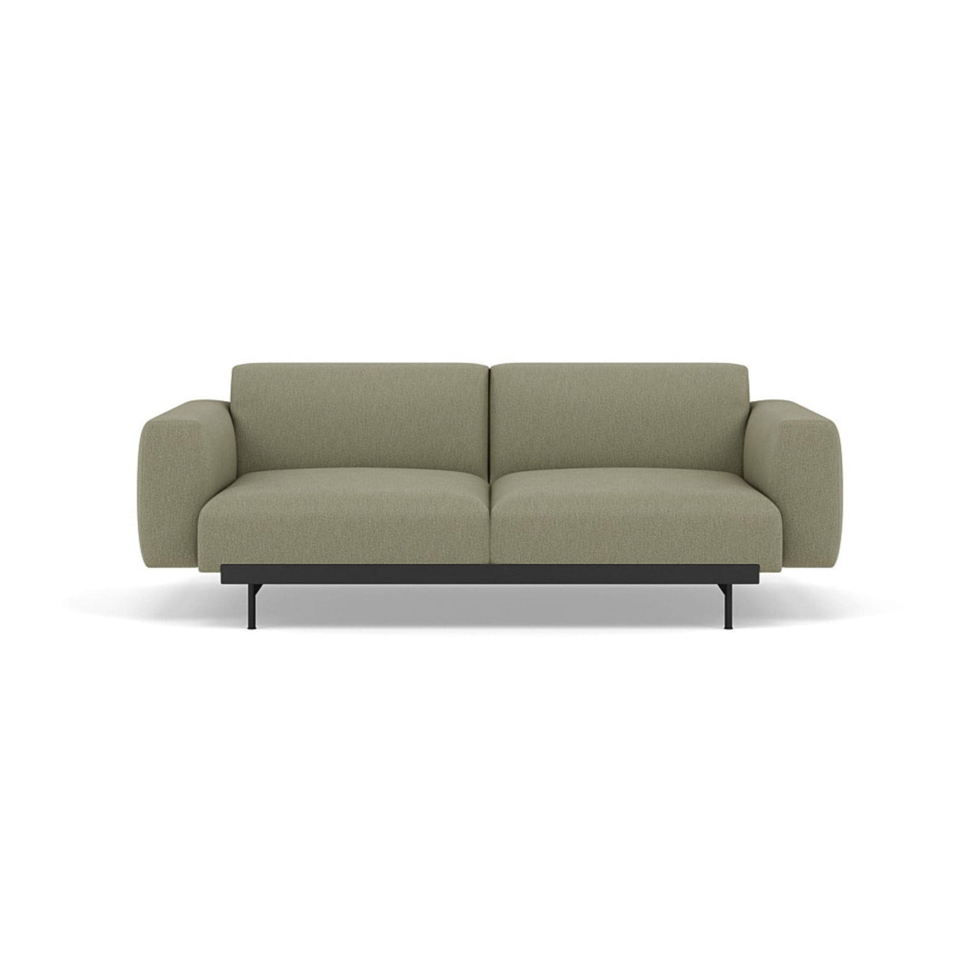 Muuto In Situ Modular 2 Seater Sofa, configuration 1 in clay 15 fabric. Made to order from someday designs #colour_clay-15