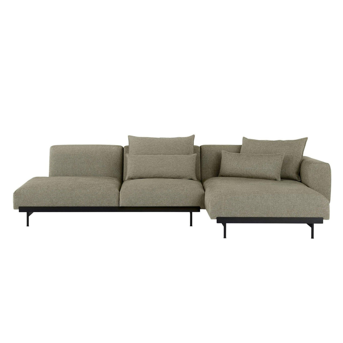 Muuto In Situ Sofa 3 seater configuration 8 in clay 15 fabric. Made to order at someday designs. #colour_clay-15