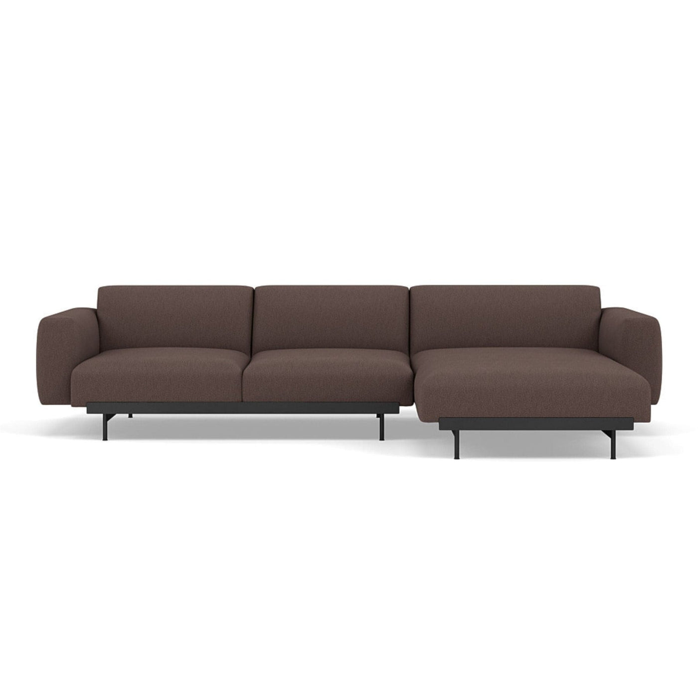 Muuto In Situ Sofa 3 seater configuration 6 in clay 6 fabric. Made to order at someday designs. #colour_clay-6-red-brown