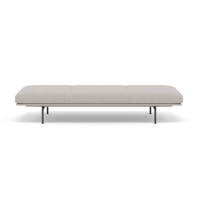 muuto outline daybed with black legs. Made to order from someday designs. #colour_fiord-201