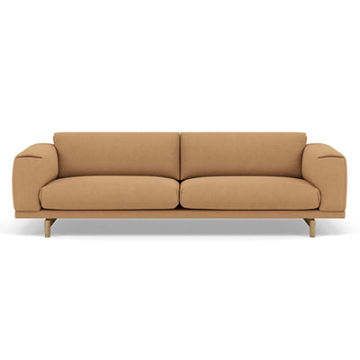 Muuto Rest Sofa 3 Seater in fiord 451 brown. Made to order from someday designs. #colour_fiord-451