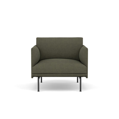 muuto outline studio chair in fiord 961 and black legs. Available at someday designs. #colour_fiord-961