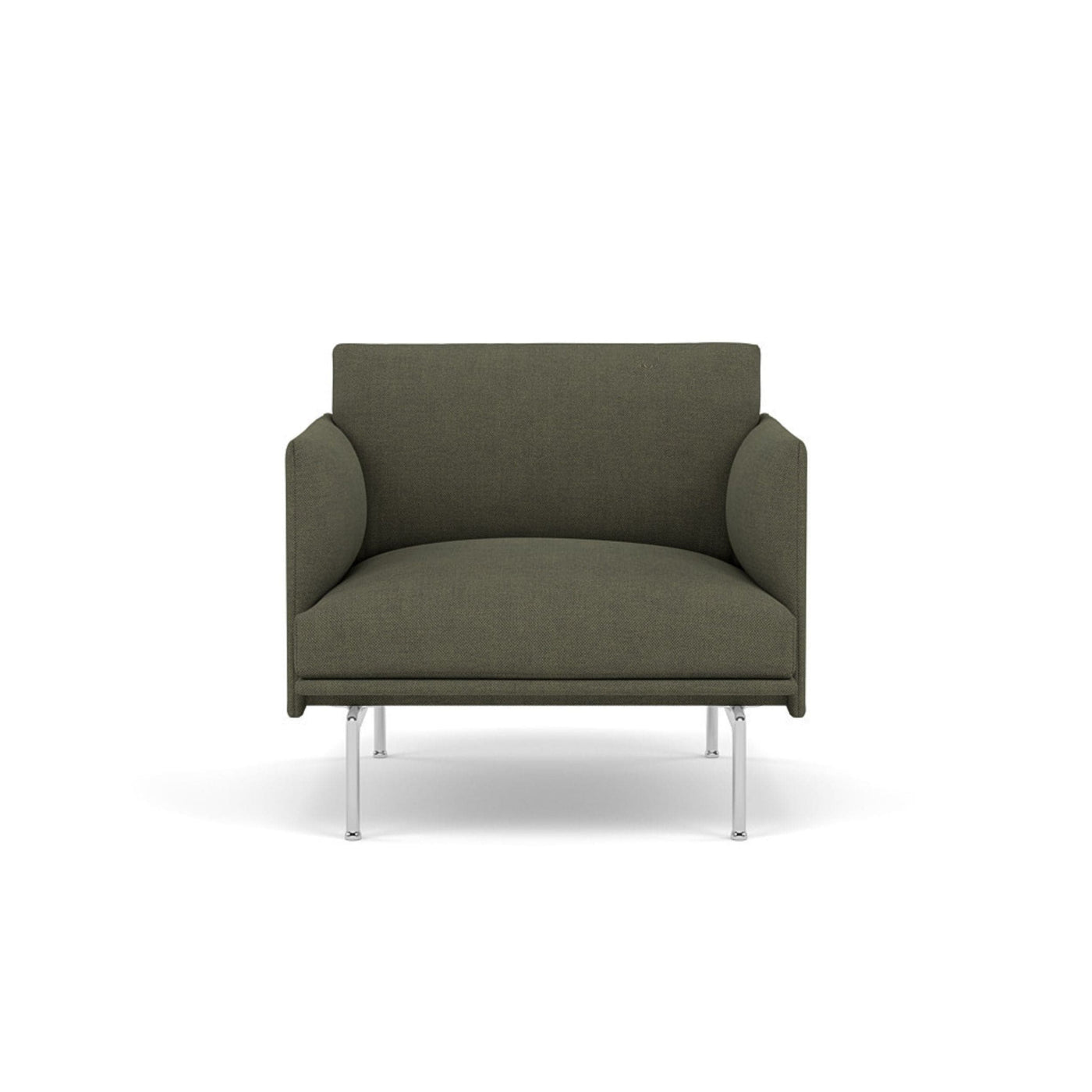 muuto outline studio chair in fiord 961 and polished aluminium legs. Available at someday designs. #colour_fiord-961