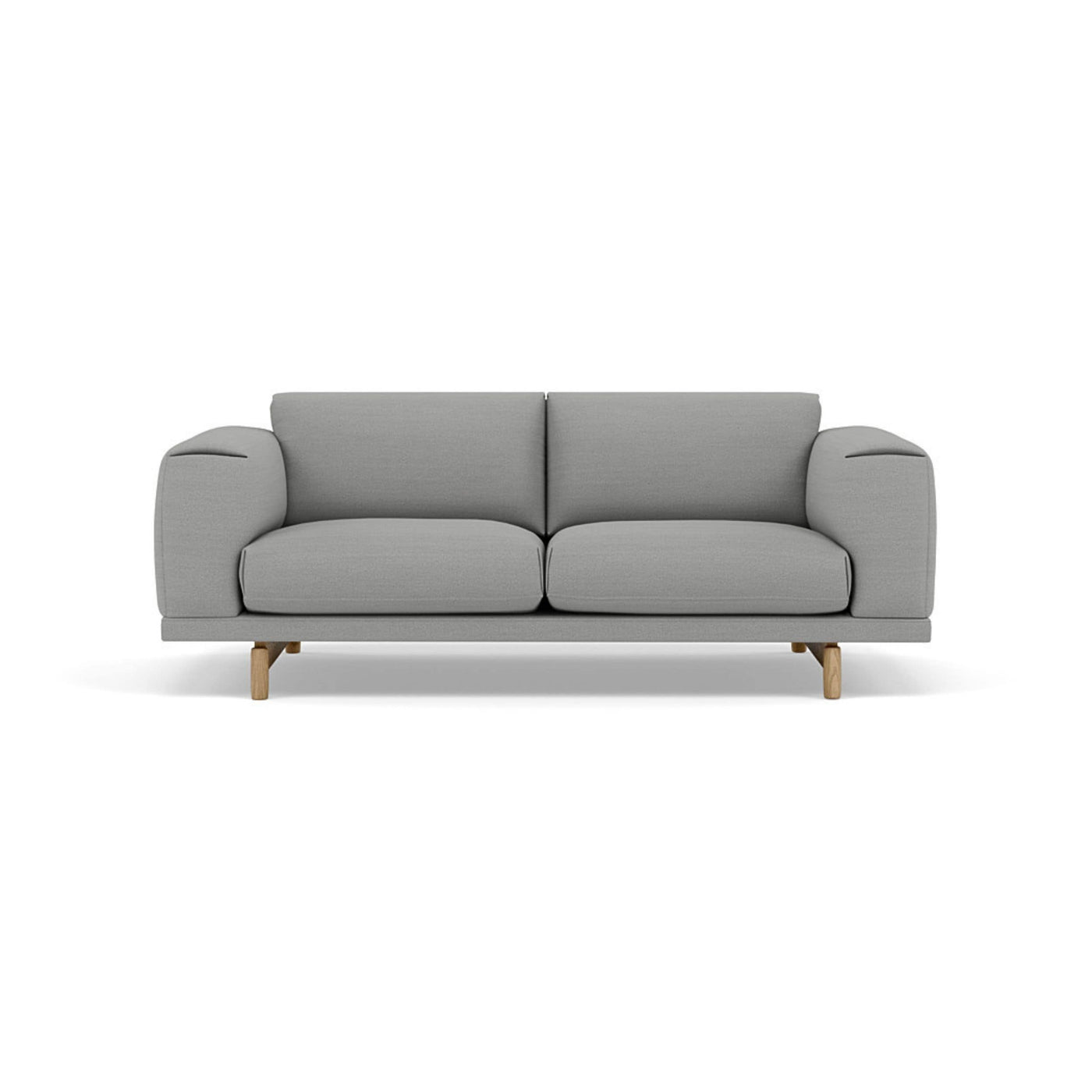 Muuto Rest Sofa 2 seater, available made to order from someday designs. #colour_hallingdal-123-grey