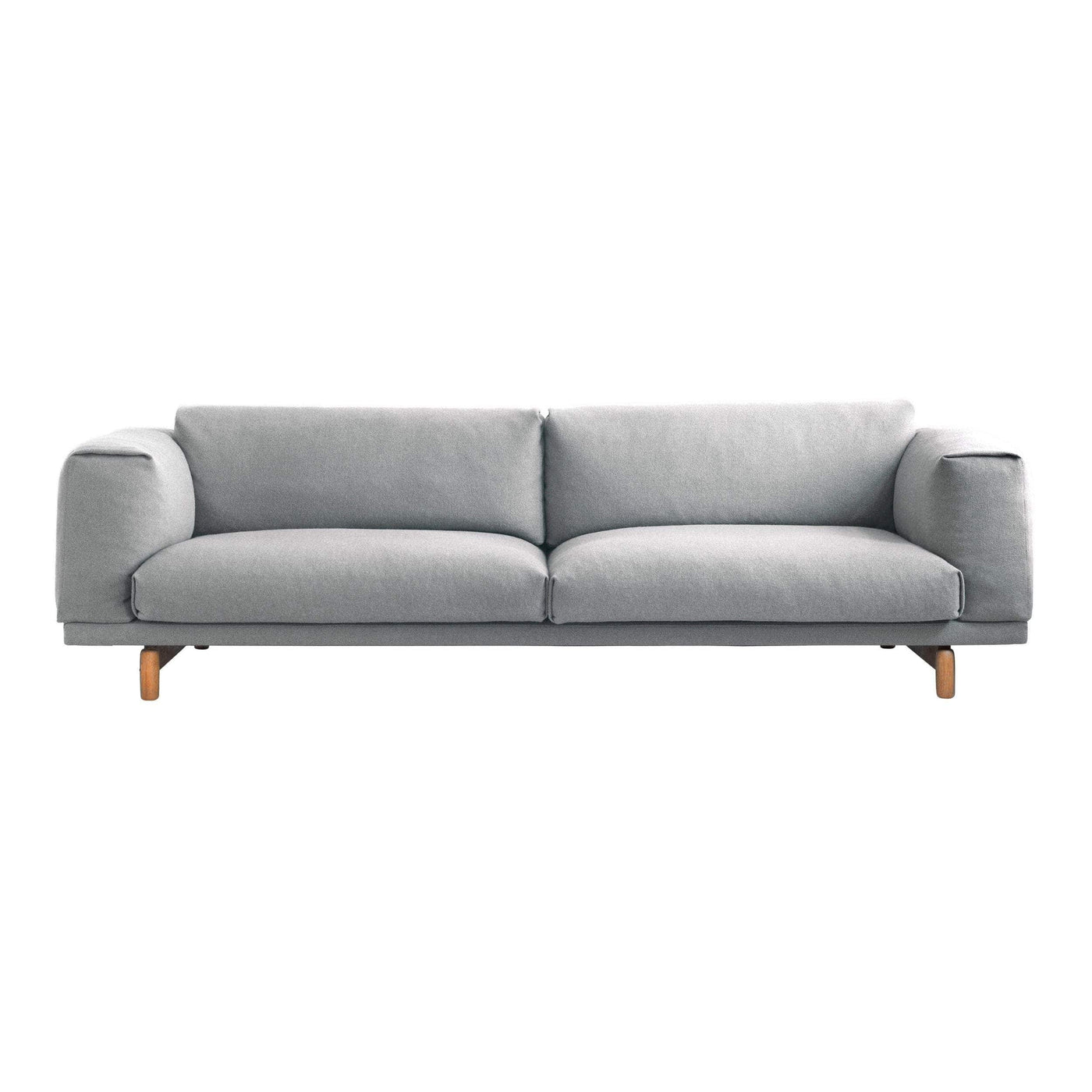 Muuto Rest 3 Seater Sofa hallingdal 123 grey  fabric. Made to order from someday designs. #colour_hallingdal-123-grey