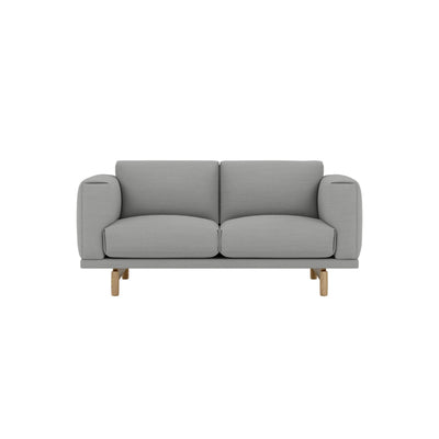 Muuto Rest Studio Sofa in hallingdal 123 light grey. Made to order from someday designs. #colour_hallingdal-123-grey
