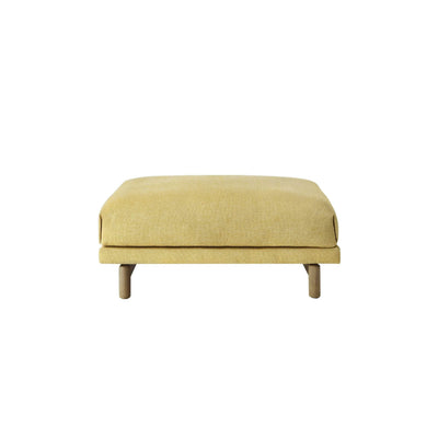 Muuto Rest Pouf in Hallingdal 407 yellow fabric. Made to order from someday designs. #colour_hallingdal-407