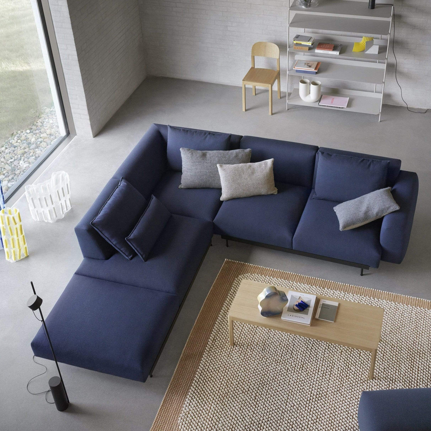 Muuto In Situ Corner Sofa configuration 2 in Vidar 554. Available made to order from someday designs. #colour_vidar-554