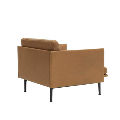 Muuto Outline Chair in Cognac Refine Leather. Made to order from someday designs. #colour_cognac-refine-leather