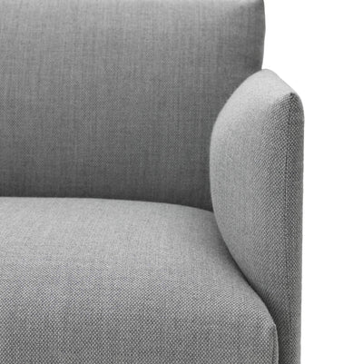 Muuto Outline Chair in Fiord 151 grey fabric. Made to order from someday designs. #colour_fiord-151