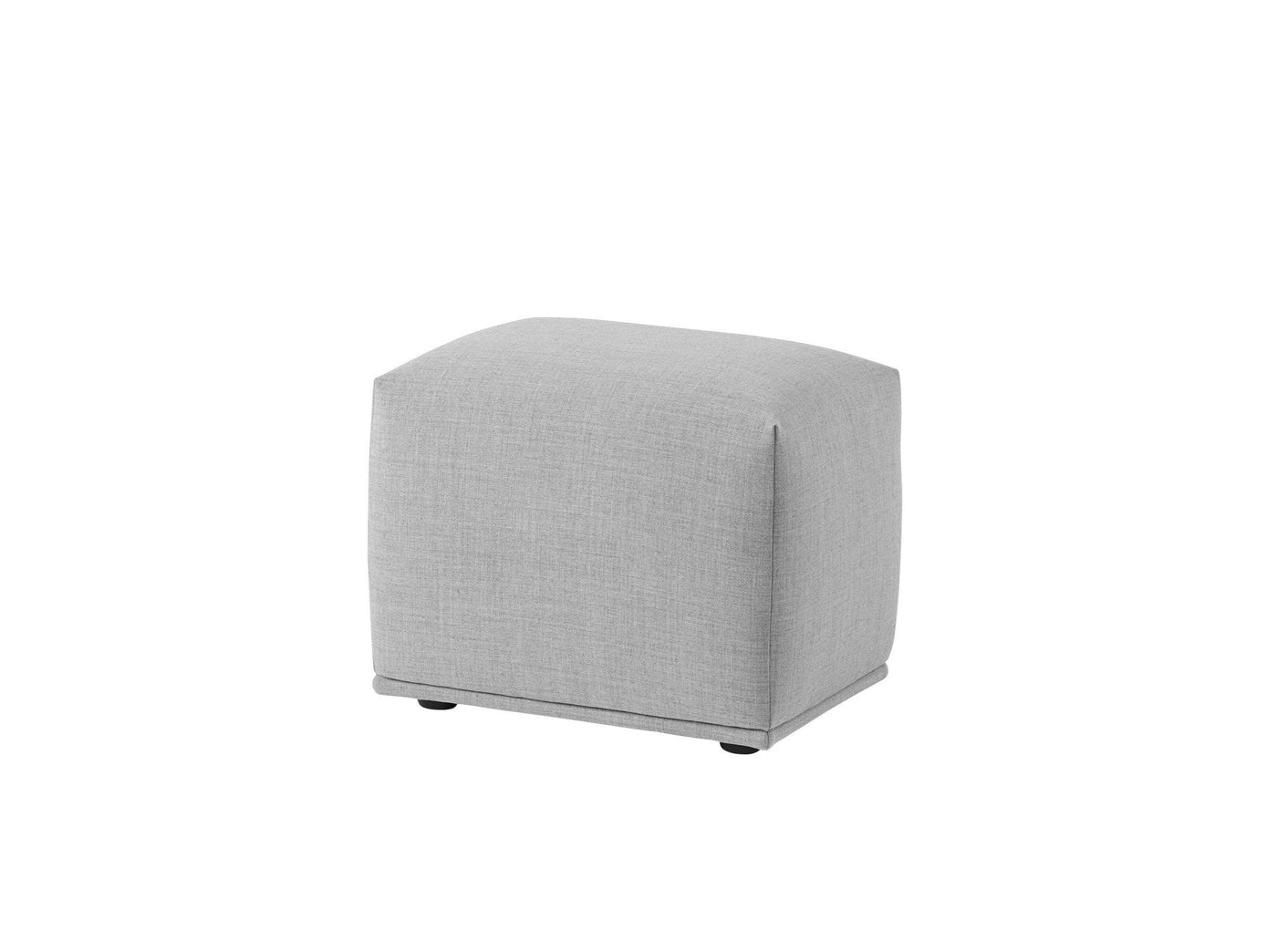 Muuto Echo Pouf W52 x D38cm in Remix 123 light grey Kvadrat fabric. made to order from someday designs. #colour_remix-123