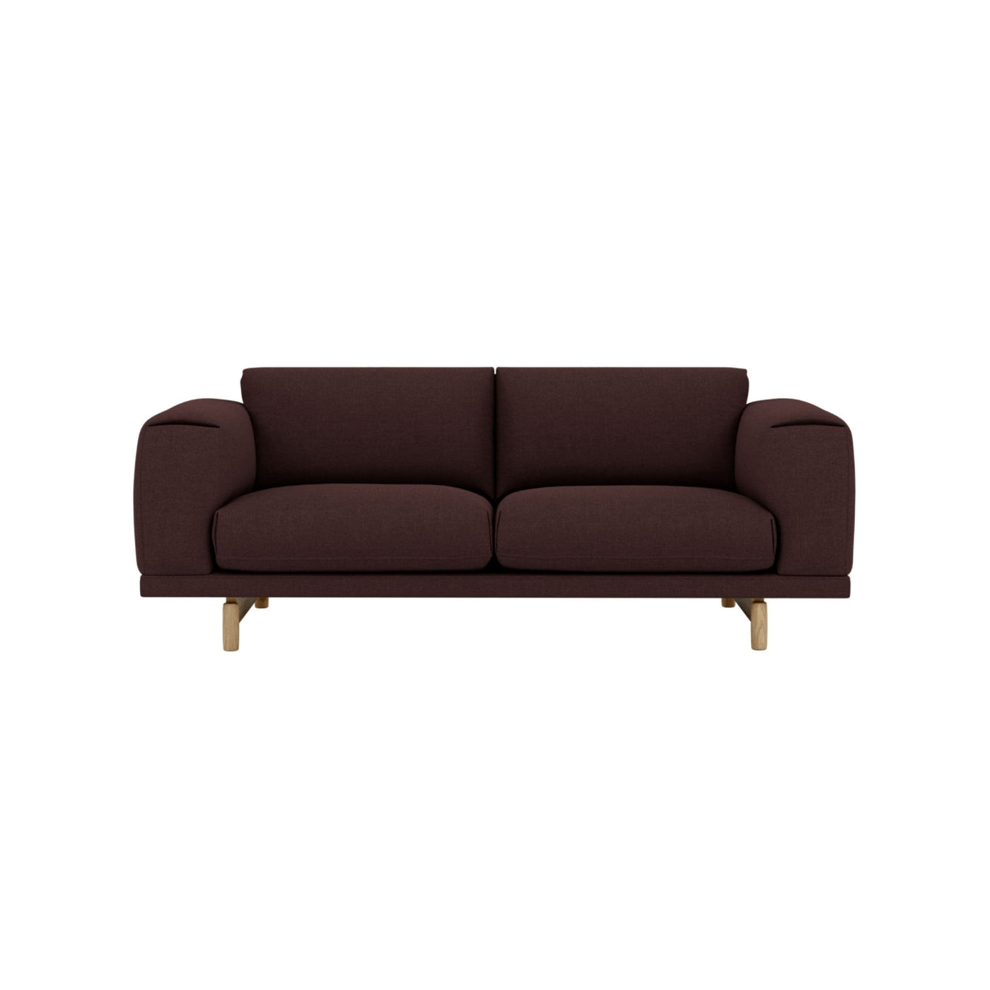 Muuto Rest Sofa 2 seater, available made to order from someday designs. #colour_remix-373-red