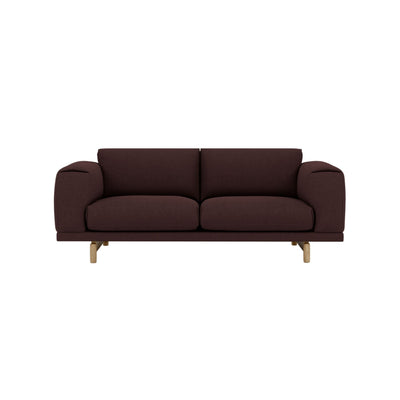 Muuto Rest Sofa 2 seater, available made to order from someday designs. #colour_remix-373-red