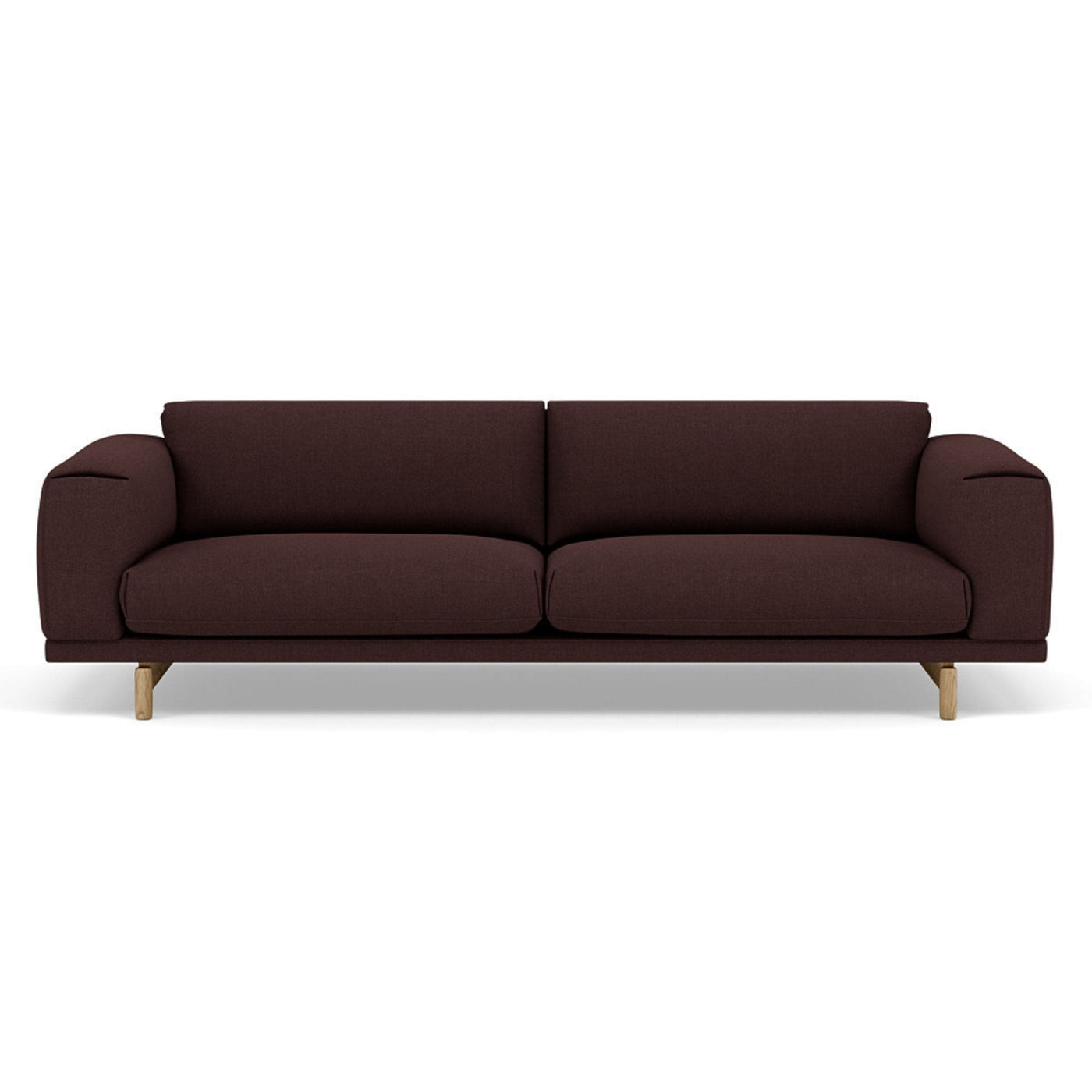 Muuto Rest Sofa 3 Seater in Remix 373 red. Made to order from someday designs. #colour_remix-373-red