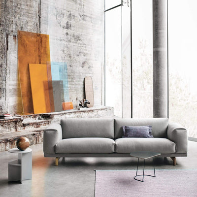 muuto rest sofa 3 seater industrial setting available at someday designs. #colour_hallingdal-123-grey