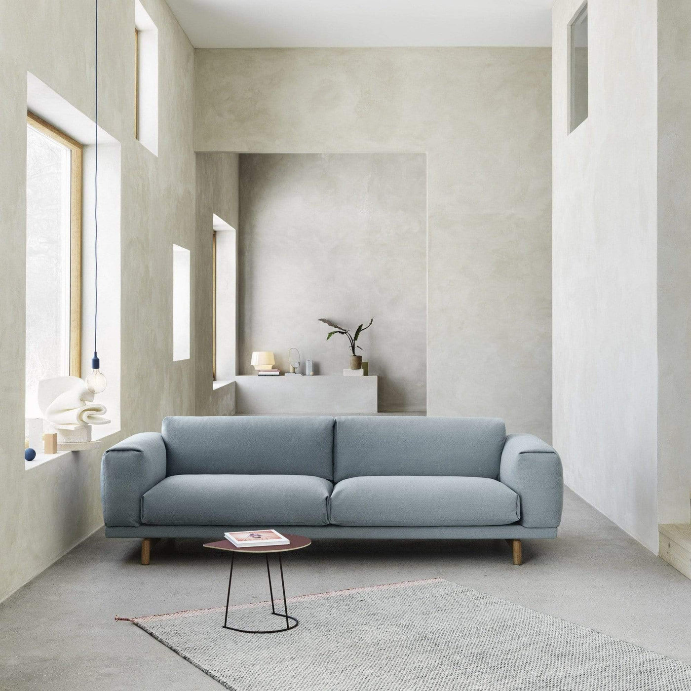 Muuto Rest 3 seater sofa, made to order from someday designs. #colour_steelcut-trio-713-blue