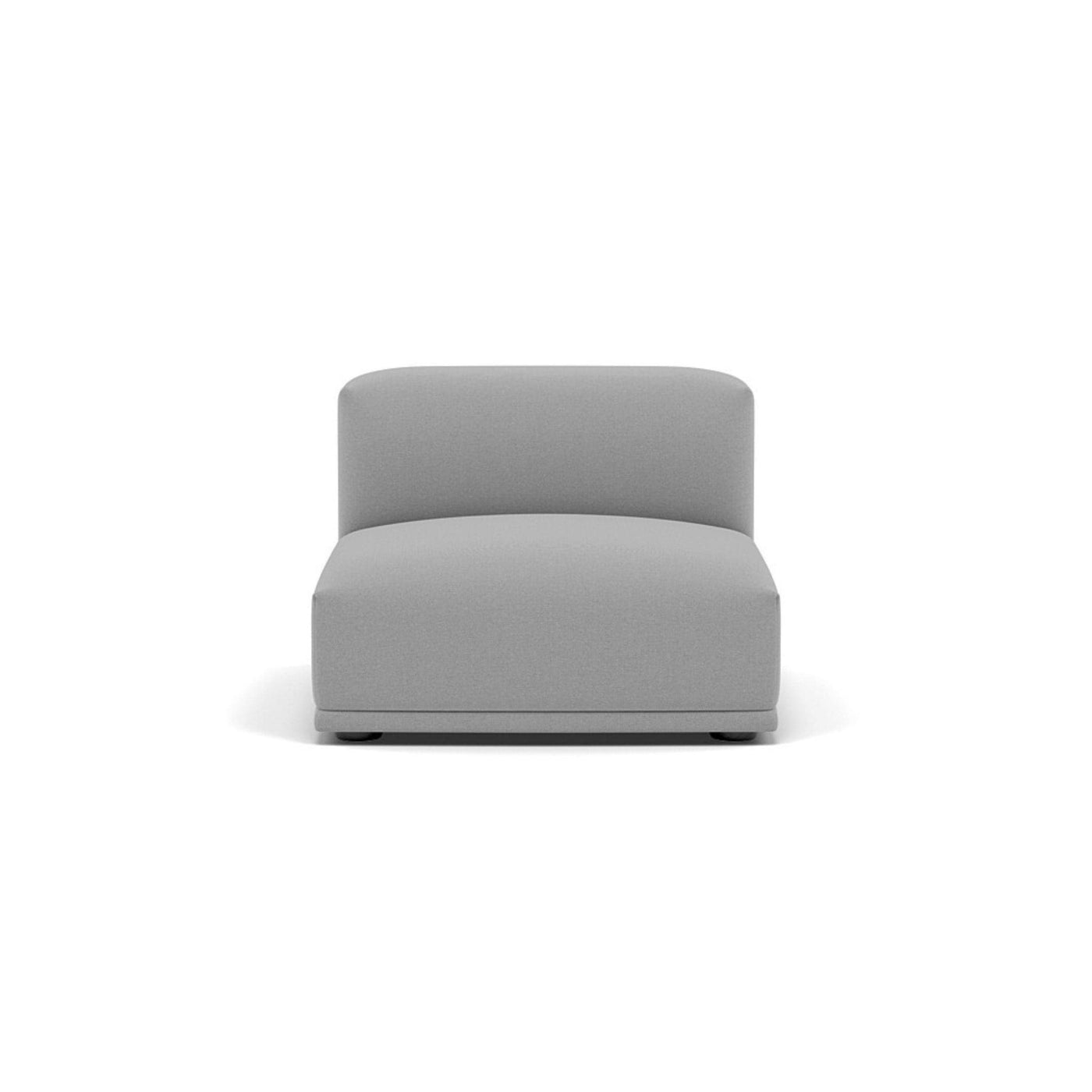 Muuto Connect Modular Sofa System, module d, short centre, steelcut trio 133 fabric. Available from someday designs. #colour_steelcut-trio-133